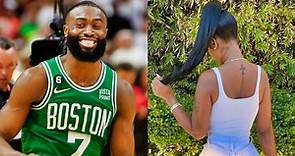 Celtics’ 26-Year-Old Star Jaylen Brown's 43-Year-Old Girlfriend (Who’s Also A Grandmother) Shares Sensational Pool Photos