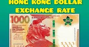 Hong Kong Dollar (HKD) Exchange Rate | Peso | Yuan | Rupee | Yen | Baht | Euro | Pound | Ringgit