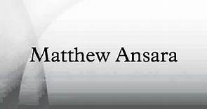 Matthew Ansara