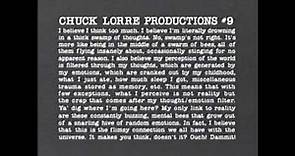 Chuck Lorre Productions #9/4 to 6 Foot Productions/20th Century Fox Television (1998, Low tone)