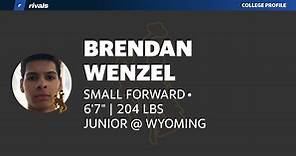 Brendan Wenzel SENIOR Small Forward Wyoming