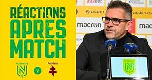 FC Nantes - FC Metz : la réaction de Jocelyn Gourvennec
