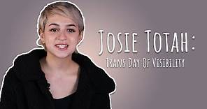 Actress Josie Totah On The Importance Of Trans Day Of Visibility