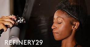 Getting a Spray Tan as a Black Woman | Macro Beauty | Refinery29
