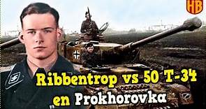 7 Panzers IV vs 50 T-34 | Rudolf von Ribbentrop en el Infierno de Prokhorovka 1943