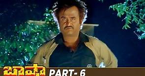Basha Telugu Full Movie HD | Rajinikanth | Nagma | Raghuvaran | Deva | Part 6 | Mango Videos