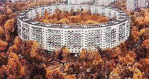 Bublik - El edificio circular de apartamentos en Moscú