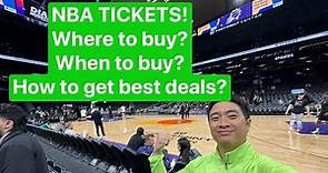 Tips on where to buy NBA Tickets & how to get best deals!