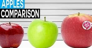 Fruit Size Comparison | Apples
