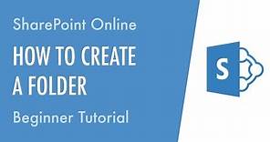 How to Create a Folder in SharePoint Online - Beginner Tutorial