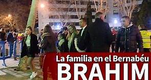La familia de Brahim acompaña al jugador en su primer partido en el Bernabéu | Diario AS