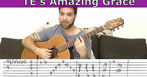 Tutorial: Tommy Emmanuel's Amazing Grace - Guitar Lesson w/ TAB