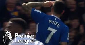Dwight McNeil's solo goal pulls Everton level with Fulham | Premier League | NBC Sports