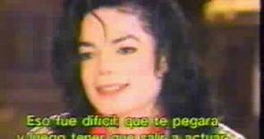 Michael Jackson habla de su padre