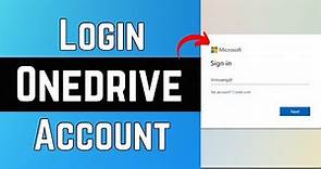How to Login To OneDrive Account? Microsoft 365 OneDrive Login Online from Computer PC (2023)