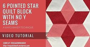 Video tutorial: Easy 6 pointed stars without Y seams