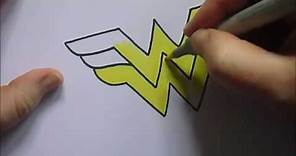 How To Draw A Wonder Woman Logo