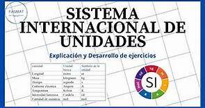 Sistema internacional de unidades de medidas