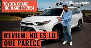 TOYOTA GRAND HIGHLANDER 2024: Prueba de manejo y características del nuevo SUV con 7 asientos