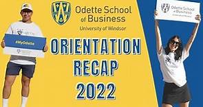 Odette School of Business 2022 Orientation