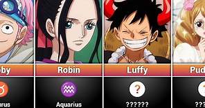 Comparison: Zodiac Signs Of One Piece Characters