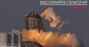 SpaceX StarHopper 150 meter hop test HD (LOUD)(LIVE 1.5 miles away)