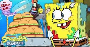 SpongeBob Builds a Krusty Krab Parade Float! 🍔 | "SpongeBob on Parade" Full Scene | SpongeBob