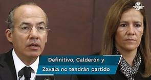 México Libre, de Calderón y Zavala, no será partido político, ratifica Tribunal Electoral