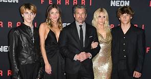 Patrick Dempsey Poses with All Three Kids and Wife Jillian on Ferrari Red Carpet