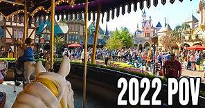 King Arthur Carrousel with the Pearly Band - Disneyland Ride 2022 [4K POV]