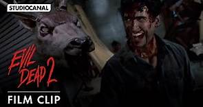 EVIL DEAD II - Laughing Clip - Starring Bruce Campbell