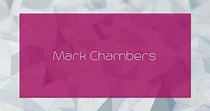 Mark Chambers - appearance