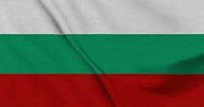 Bulgaria Bandera y el Himno Nacional