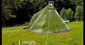 Hi-Gear Lavvu Air Elite Tipi Tent - Look around the tent