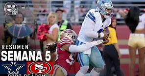 Dallas Cowboys vs. San Francisco 49ers | Semana 5 NFL 2023 | NFL Highlights Resumen en español