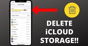 How To Delete iCloud Storage / Free Up iCloud Space on iPhone