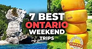 7 BEST LONG WEEKEND GETAWAYS IN ONTARIO (Tobermory, Niagara, Sarnia, Point Pelee and more!)