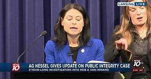 Attorney General Dana Nessel gives update on investigation into public integrity case
