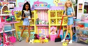 Muñecas Barbie Malibu & Brooklyn Aventuras con Mascotas
