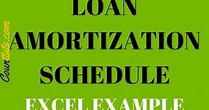 Loan Amortization Schedule | Explained with Examples EXCEL