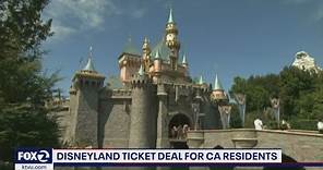 Disneyland ticket deal for California residents