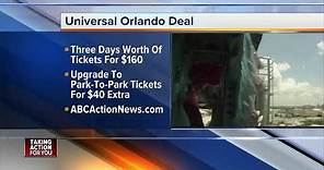Universal Orlando offers multi-day ticket deal for Florida residents