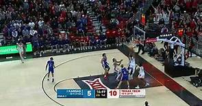 Kevin Obanor gets the putback and-1 for Texas Tech