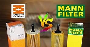 Mann vs Knecht - Oil Filter comparison