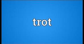 Trot Meaning