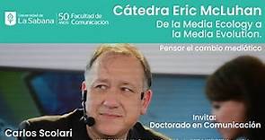 De la media ecology a la media evolution - Cátedra Eric McLuhan con Carlos Scolari