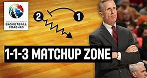 1-1-3 Matchup Zone - Mike Dunlap Loyola Marymount Lions - Basketball Fundamentals