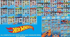 All Completed Hot Wheels 2021 Basic Mainline Series Full Poster