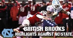 North Carolina's British Brooks Highlights Against NC State