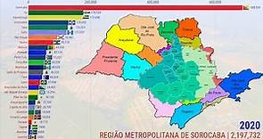 São Paulo | Região Metropolitana de Sorocaba de 1610 a 2020